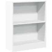 vidaXL Bibliothèque Blanc 60x24x76 cm Bois d'ingénierie