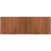 vidaXL Tapis rectangulaire marron 70x200 cm bambou