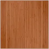 vidaXL Tapis carré marron 100x100 cm bambou