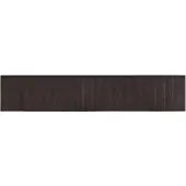 vidaXL Tapis rectangulaire marron foncé 60x300 cm bambou