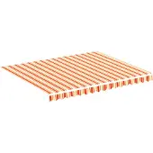 vidaXL -Ersatztuch für Luifel 3x2,5 m Gelb und Orange