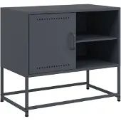 vidaXL Armoire TV rose 100,5x39x60,5 cm Acier
