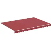 vidaXL Ersatztuch für awning 3.5x2,5 M Bordeaux rot