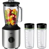 Braun Blender 1.5l 800w inox - - JB3272SI - powerblend 3