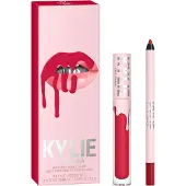 KYLIE COSMETICS Set de rouge à lèvres et de crayons Lip, Kit lèvres mates, 402 Mary Jo K