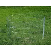 PawHut Enclos en plein air, clôture pour chiots, aire de jeu pour chiots, parc pour animaux, barrière pour chiots, 4 dimensions