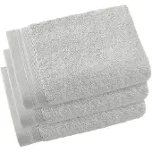 De Witte Lietaer Serviette Invité De Witte Lietaer Contessa Silver (40 x 60 cm)(Lot de 3)