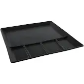 Diversen Fondue-Platte 24,5X24,5 Cm Matt Schwarz
