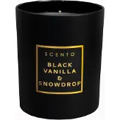 Scento Black Vanilla & Snowdrop Petite Bougie 190 G