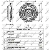 NRF Embrayage, ventilateur de radiateur 49533