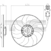 TYC Ventilateur, refroidissement moteur 825-0020