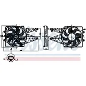 Nissens Ventilateur, refroidissement moteur 850008