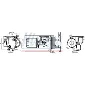 Nissens Radiateur d'huile, huile moteur 91337