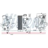 Nissens Radiateur d'huile, huile moteur 91299