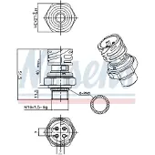 Nissens Pressostat, climatisation 301107