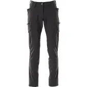 Mascot Accelerate 18178 Big Thigh Pockets Work Pants Noir 48 / 32 Femme