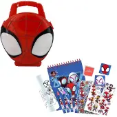 Spiderman Set d'écriture avec étui à crayons 3D -