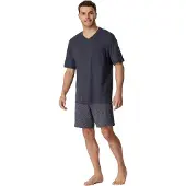 Schiesser Pyjama Schiesser Homme 181153 Charcoal-Taille 54