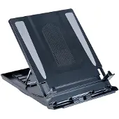 Desq Ordinateur portable Standard Rotatif + Doc.houder 30.2 X 24 X2.9 cm (1503), Support pour notebook, Noir