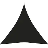 vidaXL Voile de parasol tissu oxford triangulaire 6x6x6 m noir