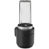 KitchenAid 5KSBR200BM, Mixeur portable, 0,473 litre, Bouton de pulsation, Noir