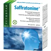 Fytostar Saffratonin – Pour une Attitude Positive – Complément Alimentaire en cas de Stress ou de Sentiments Négatifs 60 pc(s) Capsule(S)