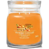 Yankee candle Farm Fresh Peach bougie parfumée Signature 368 g