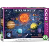 Eurographics Puzzle Système solaire, astronomie, 500 pièces, 68 x 48 cm, 6500-5369
