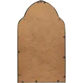 Beliani Miroir ACONCHI Métal Doré