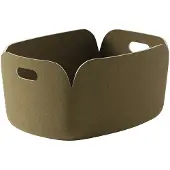 Muuto Restore Panier Brown Green | 48 x 35 CM | 19 x 13.8"