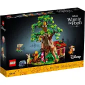 LEGO 21326 Ideas Winnie l'Ourson, set pour adultes avec les personnages de Winnie l'Ourson, Porcelet, Tigrou, Lapin et Eeyore