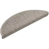 vidaXL Tapis d'escalier autocollants aspect sisal 15 pcs 56x17x3 cm