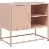 vidaXL Armoire TV rose 68x39x60,5 cm Acier