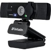Verbatim 49580 webcam 3840 x 2160 pixels USB 2.0 Noir