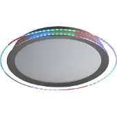 LumenXL Plafonnier Maisy avec fonction RGBW, télécommande et fonction mémoire