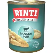 Rinti Singlefleisch Rumen Pure - Panse de boeuf monoprotéinée - 12 x 800 g