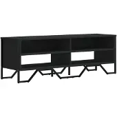 vidaXL Armoire TV noire 122x34x41 cm Bois composite