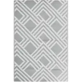 vidaXL Tapis d'extérieur ARAKIL Gris 120x180 cm PP