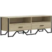 vidaXL Armoire TV Chêne Sonoma 122x34x41 cm Bois composite