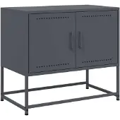 vidaXL Armoire TV anthracite 68,5x39x60,5 cm Acier