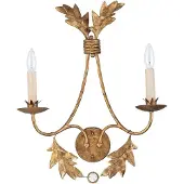 Flambeau Applique murale Elstead Sweet Olive E14 double, dorée
