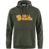 Fjällräven Logo Hoodie Vert M Homme