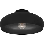 Eglo Plafonnier de chambre Mogano noir Ø 40cm