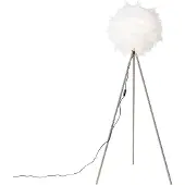 QAZQA Lampadaire romantique intelligent blanc avec Wifi A60 - Feather