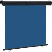 vidaXL Store latéral de balcon 165x250 cm bleu