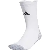 Adidas Chaussettes de sport 'Football GRIP Knitted Crew Cushioned Performance' noir / argent / blanc