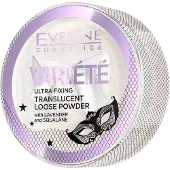 Eveline Cosmetics Eveline Variete Poudre libre transparente à la lavande et au squalane, 5 g