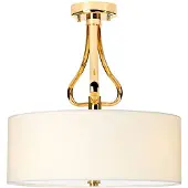 ELSTEAD Lustre Falmouth, or français, 3xG9x3W, métal, dimensions : 42,5 x 40 x 40 cm, IP44, Elstead