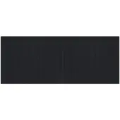 vidaXL Tapis rectangulaire noir 80x200 cm bambou