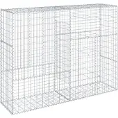 vidaXL Gabion avec couvercle 200x50x150 cm Fer galvanisé